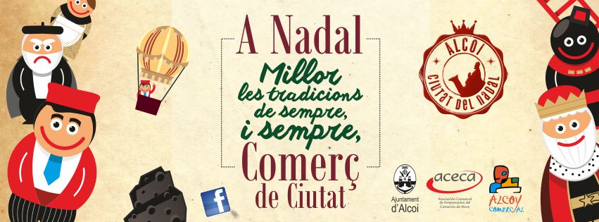 Vuelve a disfrutar de la Navidad alcoyana con el comercio local